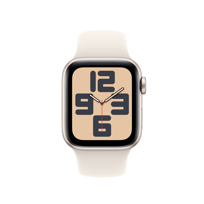 Curea Apple pentru Apple Watch 40mm Sport Band, Starlight Sport Band, M/L - iSTYLE RO
