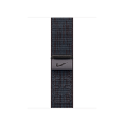 Curea Apple pentru Apple Watch 42mm Nike Sport Loop, Black/Blue Nike Sport Loop - iSTYLE RO