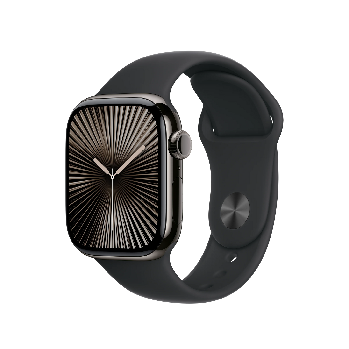 Curea Apple pentru Apple Watch 42mm Sport Band, Black Sport Band, M/L - iSTYLE RO