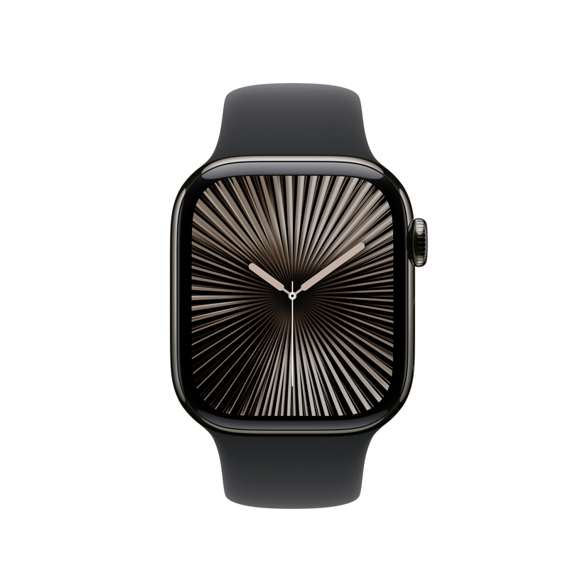 Curea Apple pentru Apple Watch 42mm Sport Band, Black Sport Band, S/M - iSTYLE RO