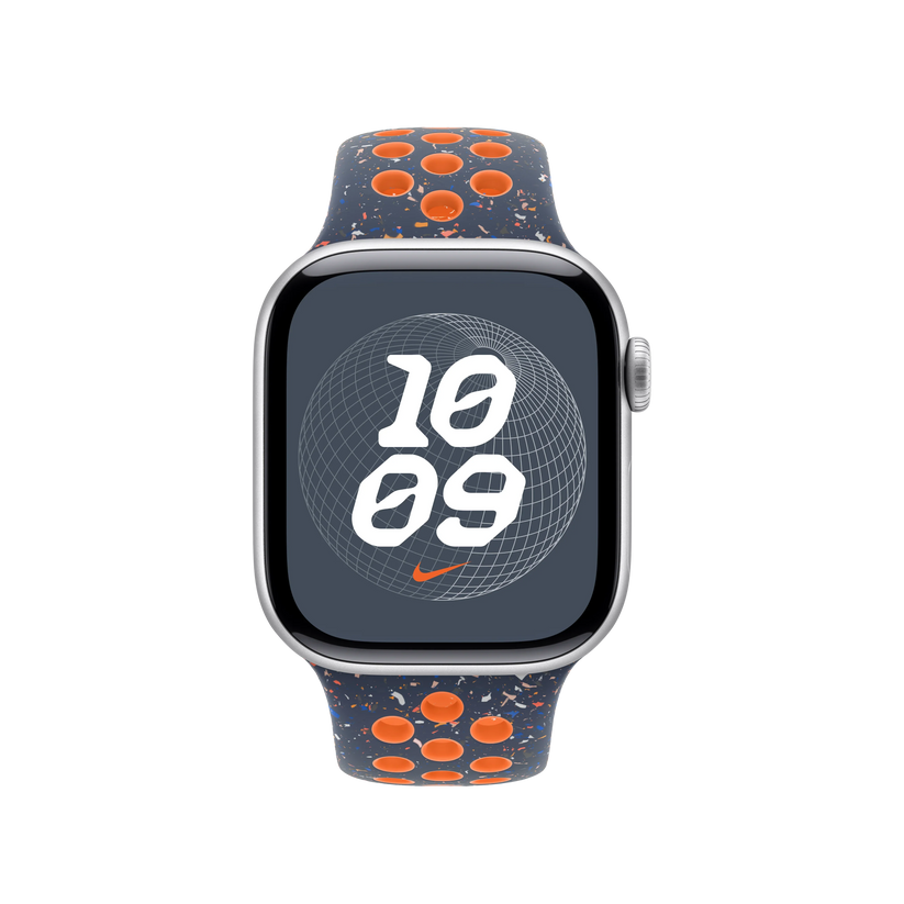Curea Apple pentru Apple Watch 42mm Nike Sport Band, Blue Flame Nike Sport Band, M/L - iSTYLE RO