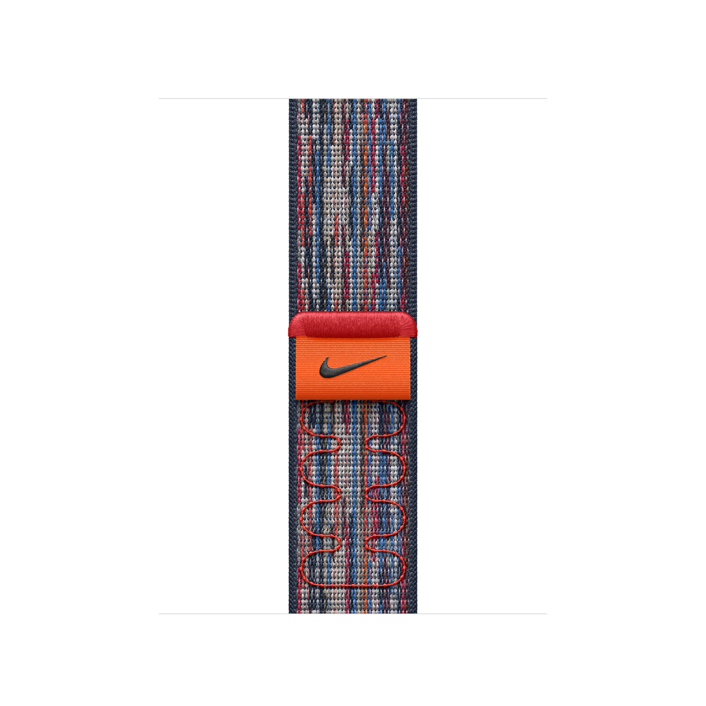 Curea Apple pentru Apple Watch 42mm Nike Sport Loop, Blue/Red Nike Sport Loop - iSTYLE RO