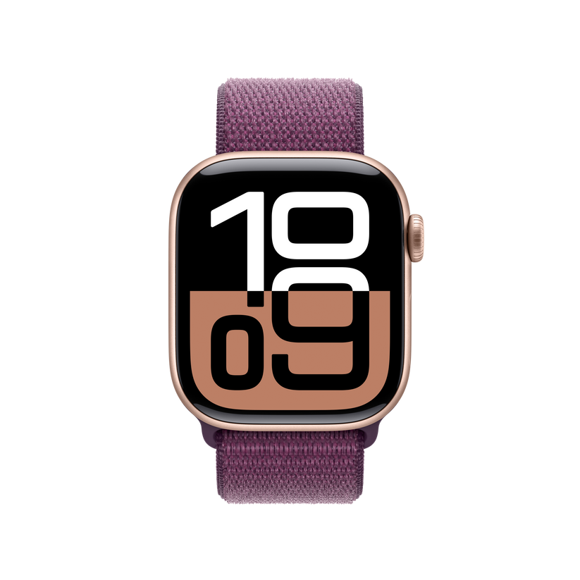 Curea Apple pentru Apple Watch 42mm Sport Loop, Plum Sport Loop - iSTYLE RO