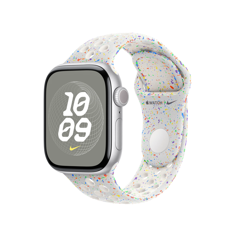Curea Apple pentru Apple Watch 42mm Nike Sport Band, Pure Platinum Nike Sport Band, M/L - iSTYLE RO