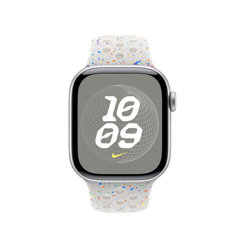 Curea Apple pentru Apple Watch 42mm Nike Sport Band, Pure Platinum Nike Sport Band, S/M - iSTYLE RO