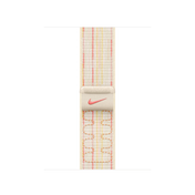 Curea Apple pentru Apple Watch 42mm Nike Sport Loop, Starlight/Pink Nike Sport Loop - iSTYLE RO