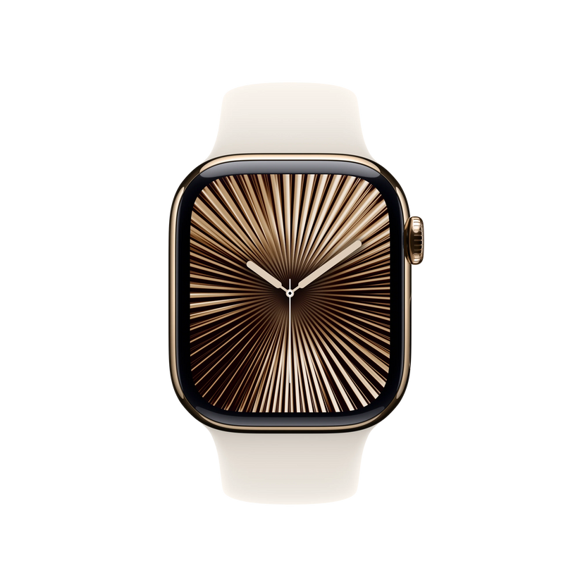 Curea Apple pentru Apple Watch 42mm Sport Band, Starlight Sport Band, M/L - iSTYLE RO