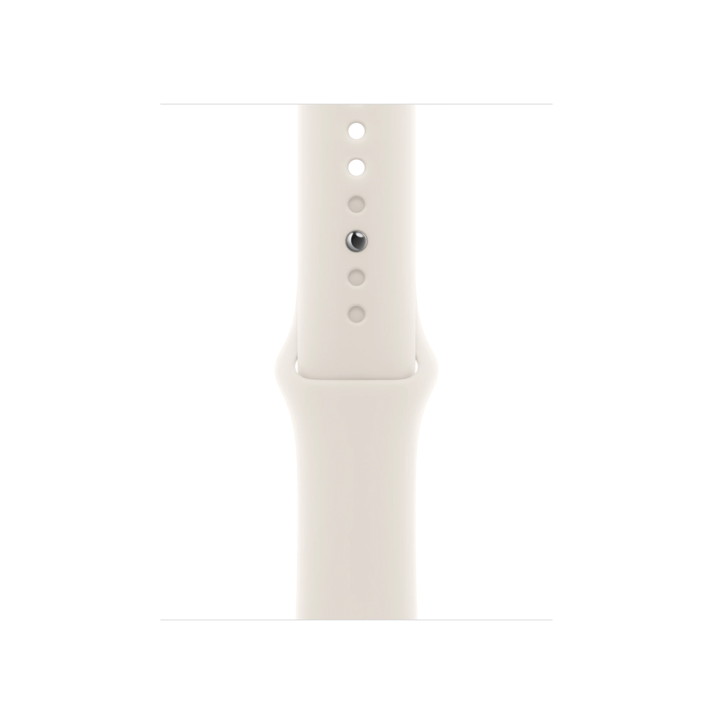 Curea Apple pentru Apple Watch 42mm Sport Band, Starlight Sport Band, M/L - iSTYLE RO