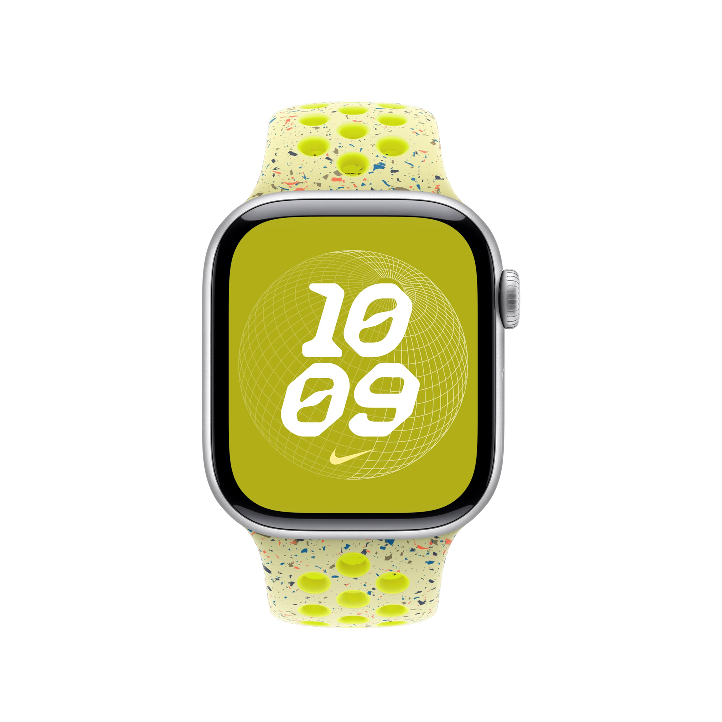 Curea Apple pentru Apple Watch 42mm Nike Sport Band, Volt Splash Nike Sport Band, M/L - iSTYLE RO