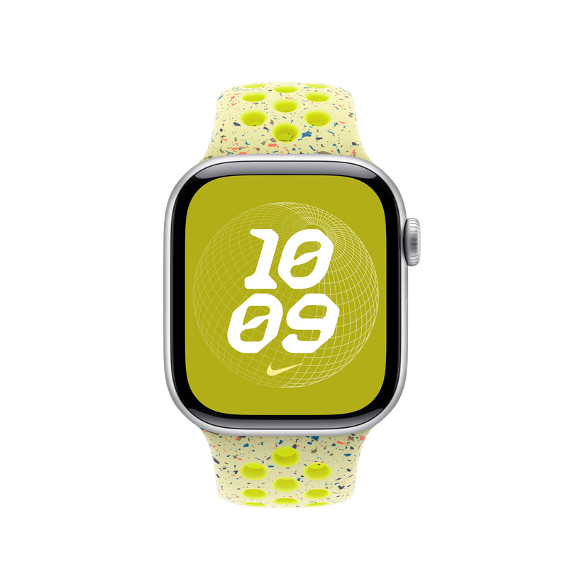 Curea Apple pentru Apple Watch 42mm Nike Sport Band, Volt Splash Nike Sport Band, M/L - iSTYLE RO
