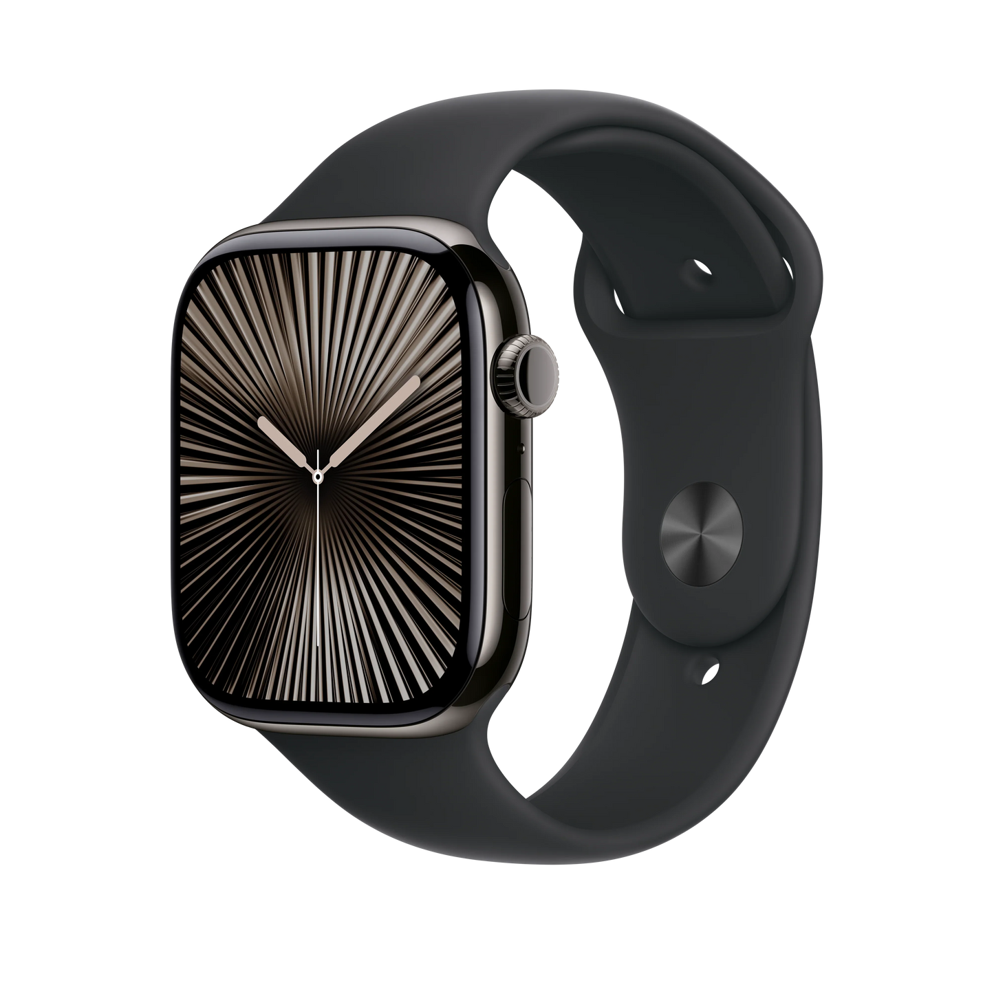 Curea Apple pentru Apple Watch 46mm Sport Band, Black Sport Band, S/M - iSTYLE RO