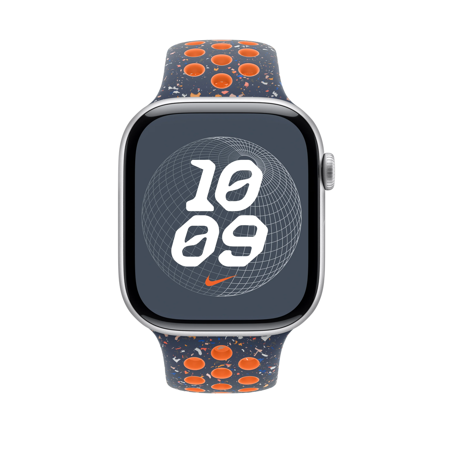 Curea Apple pentru Apple Watch 46mm Nike Sport Band, Blue Flame Nike Sport Band, M/L - iSTYLE RO