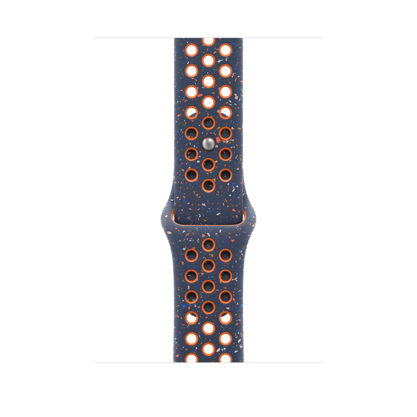 Curea Apple pentru Apple Watch 46mm Nike Sport Band, Blue Flame Nike Sport Band, M/L - iSTYLE RO