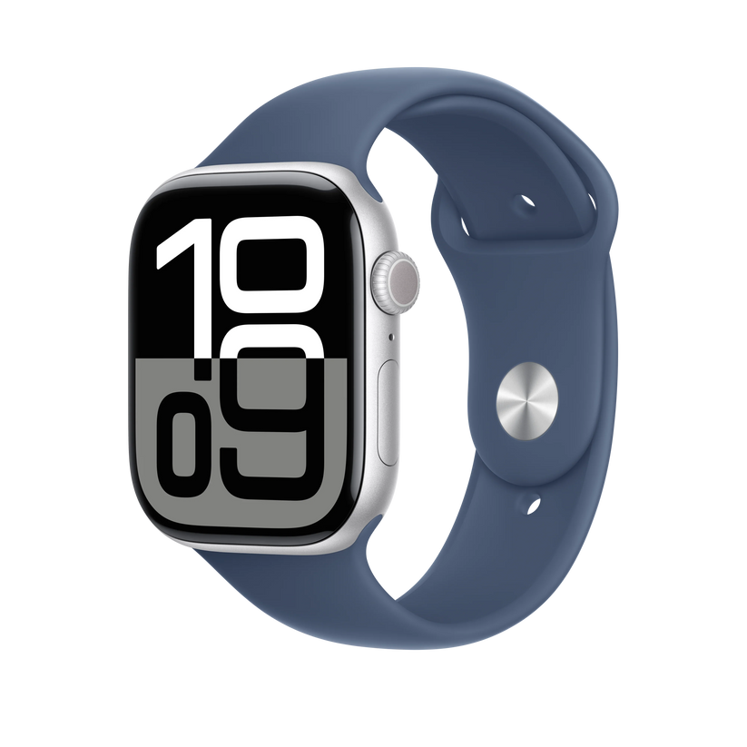 Curea Apple pentru Apple Watch 46mm Sport Band, Denim Sport Band, M/L - iSTYLE RO