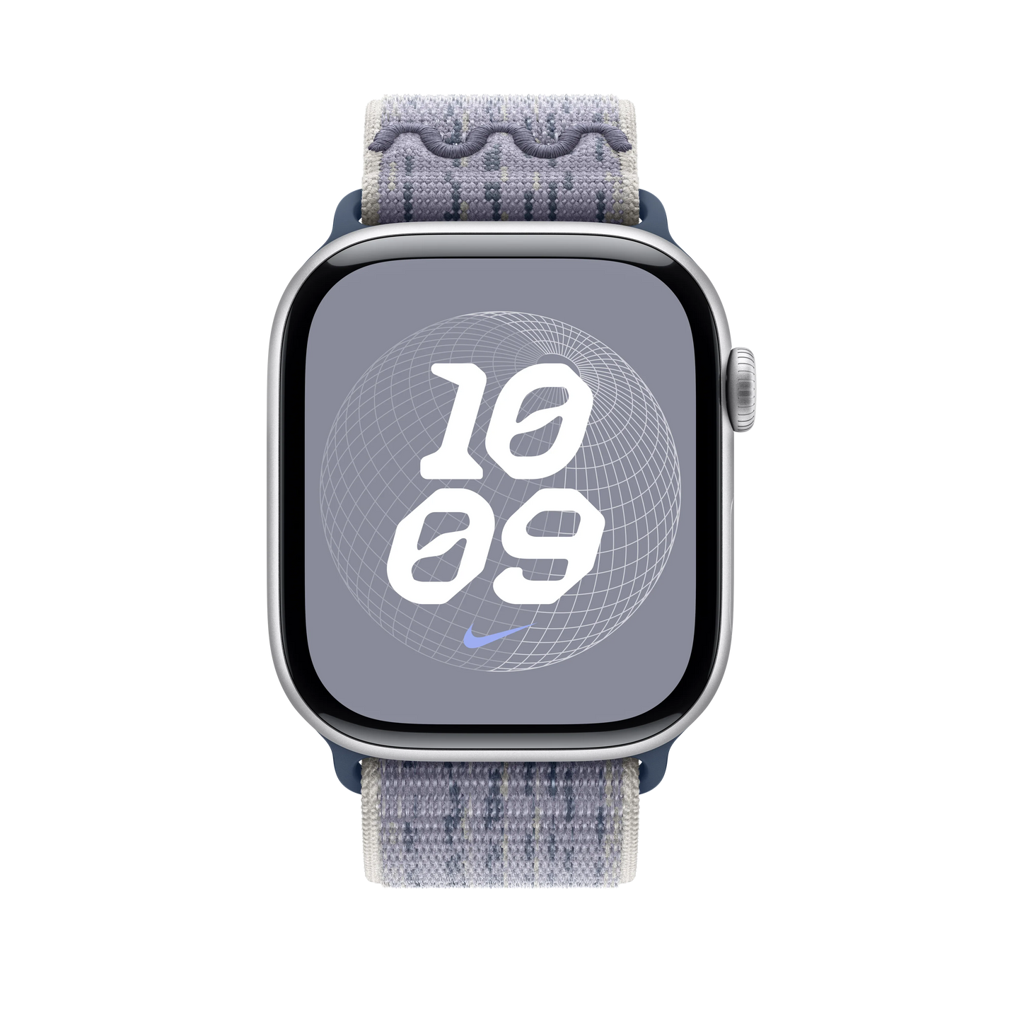 Curea Apple pentru Apple Watch 46mm Nike Sport Loop, Grey/Blue Nike Sport Loop - iSTYLE RO