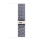 Curea Apple pentru Apple Watch 46mm Nike Sport Loop, Grey/Blue Nike Sport Loop - iSTYLE RO