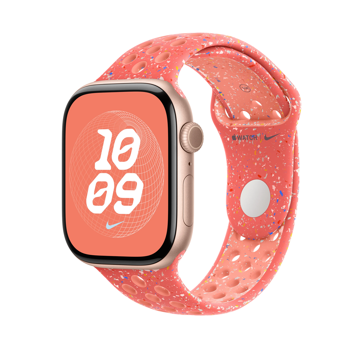 Curea Apple pentru Apple Watch 46mm Nike Sport Band, Magic Ember Nike Sport Band, M/L - iSTYLE RO
