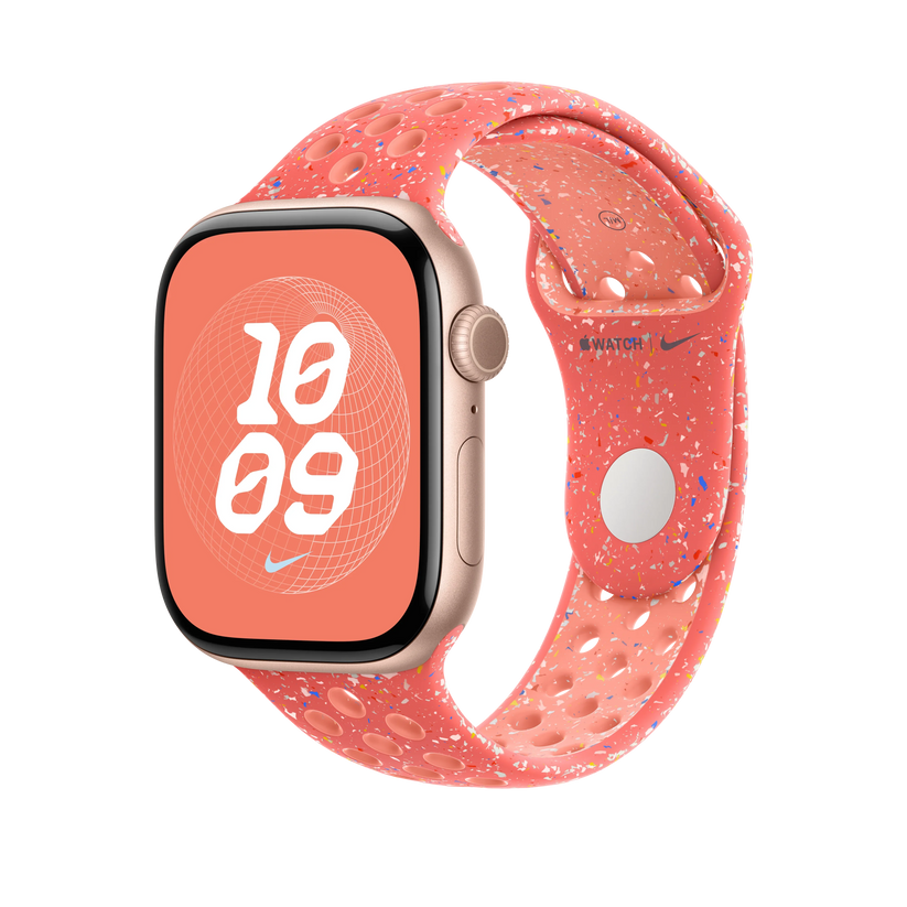 Curea Apple pentru Apple Watch 46mm Nike Sport Band, Magic Ember Nike Sport Band, M/L - iSTYLE RO