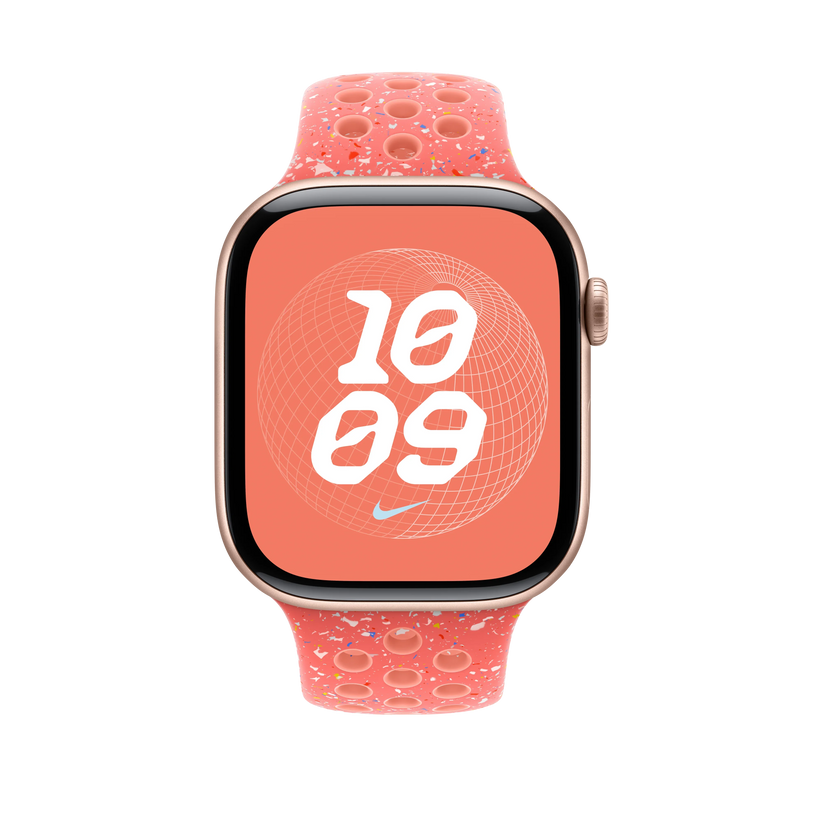 Curea Apple pentru Apple Watch 46mm Nike Sport Band, Magic Ember Nike Sport Band, M/L - iSTYLE RO