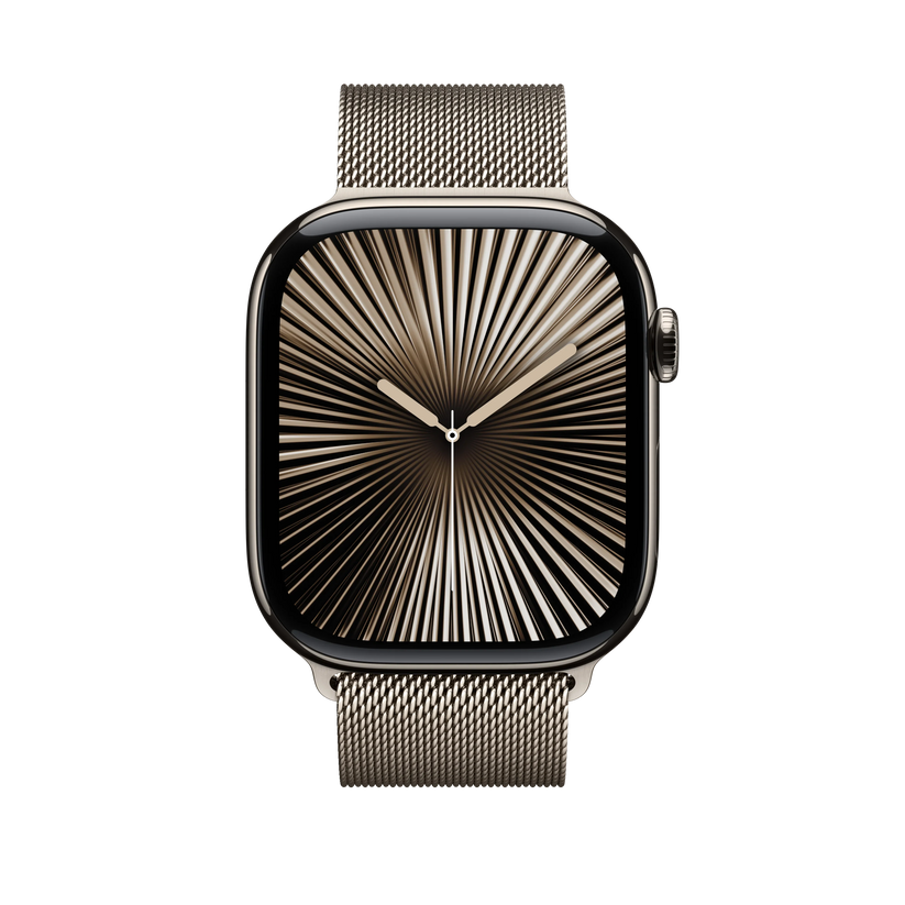 Curea Apple pentru Apple Watch 46mm Milanese Loop, Natural Milanese Loop, M/L - iSTYLE RO