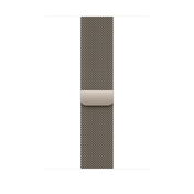 Curea Apple pentru Apple Watch 46mm Milanese Loop, Natural Milanese Loop, M/L - iSTYLE RO