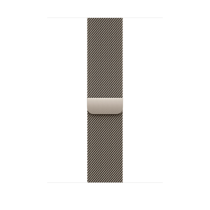 Curea Apple pentru Apple Watch 46mm Milanese Loop, Natural Milanese Loop, M/L - iSTYLE RO