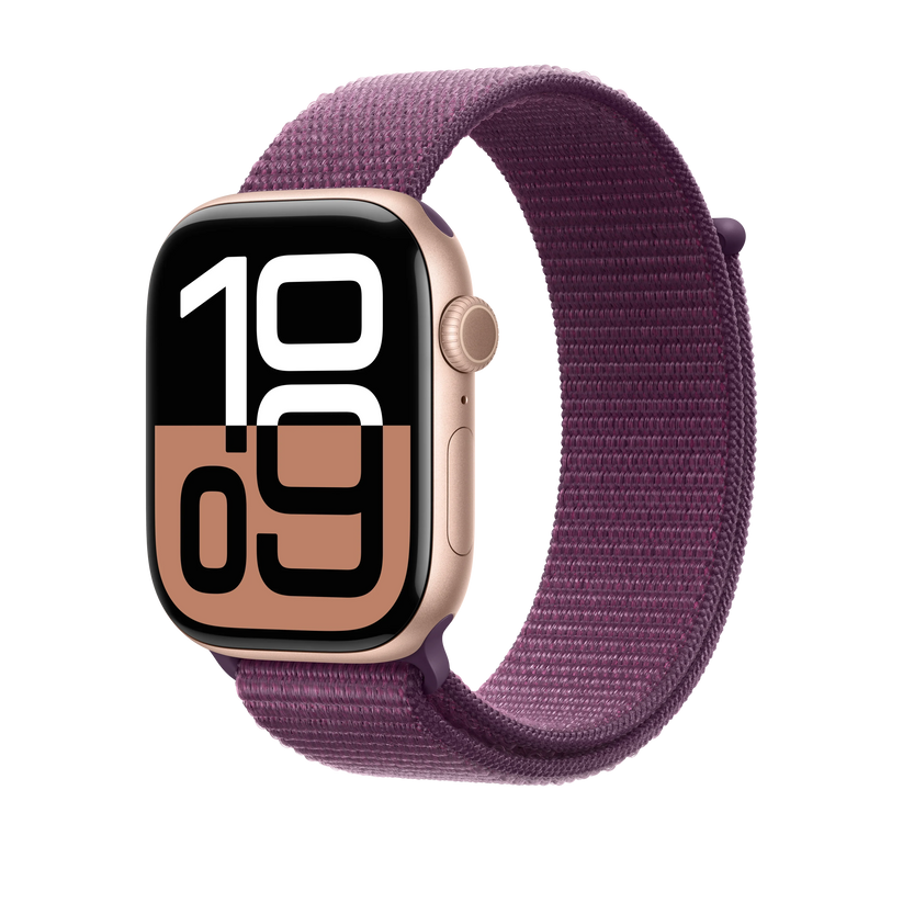 Curea Apple pentru Apple Watch 46mm Sport Loop, Plum Sport Loop - iSTYLE RO