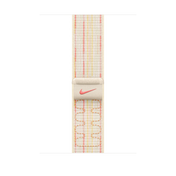 Curea Apple pentru Apple Watch 46mm Nike Sport Loop, Starlight/Pink Nike Sport Loop - iSTYLE RO