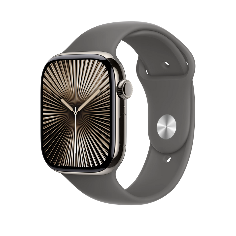 Curea Apple pentru Apple Watch 46mm Sport Band, Stone Gray Sport Band, M/L - iSTYLE RO