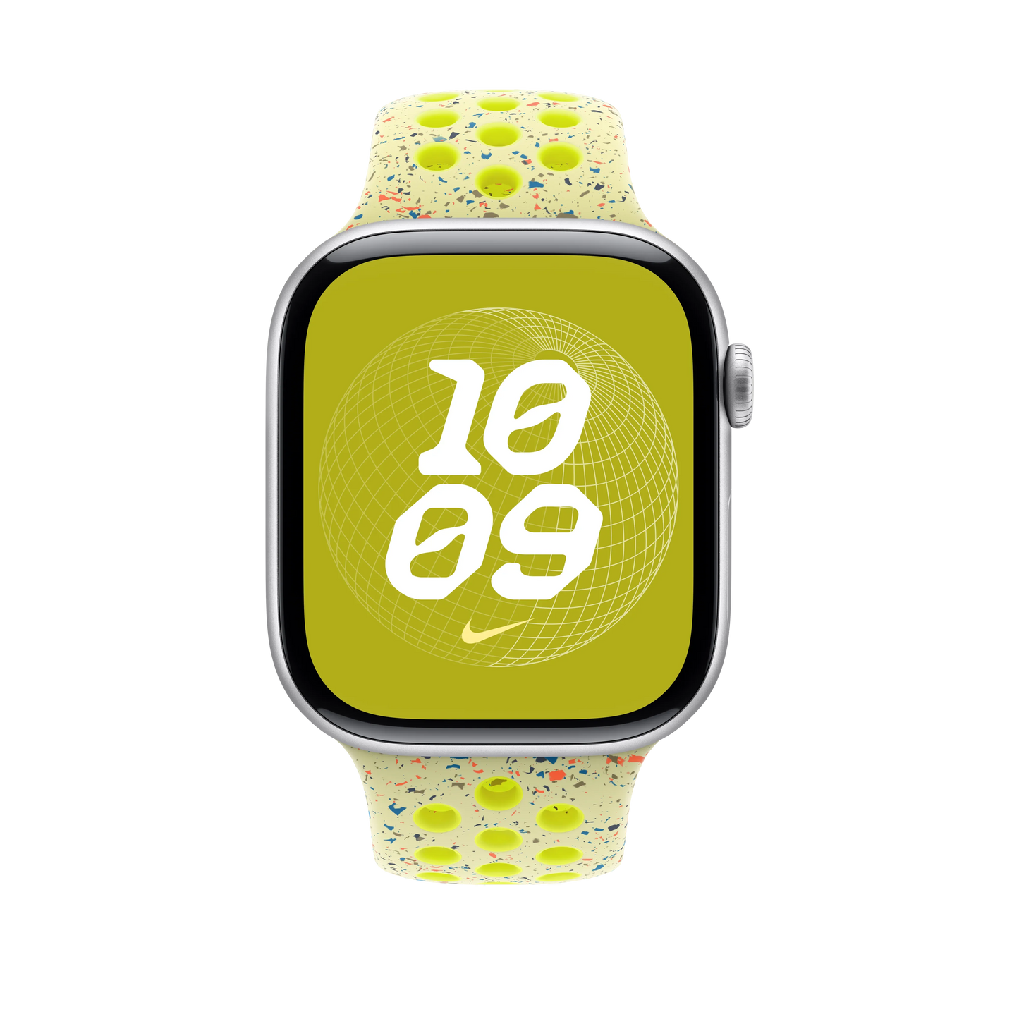 Curea Apple pentru Apple Watch 46mm Nike Sport Band, Volt Splash Nike Sport Band, S/M - iSTYLE RO