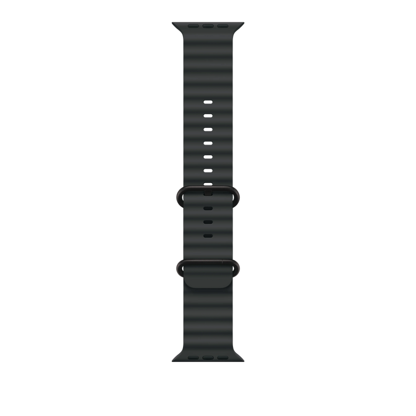 Curea Apple pentru Apple Watch 49mm Black Ocean Band, Black Titanium Finish - iSTYLE RO