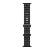 Curea Apple pentru Apple Watch 49mm Black Ocean Band, Natural Titanium Finish - iSTYLE RO