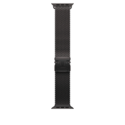 Curea Apple pentru Apple Watch 49mm Milanese Loop, Black Titanium Milanese Loop, Large - iSTYLE RO