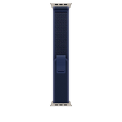 Curea Apple pentru Apple Watch 49mm Blue Trail Loop - M/L - Natural Titanium Finish - iSTYLE RO