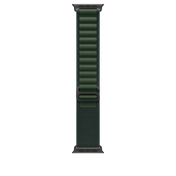 Curea Apple pentru Apple Watch 49mm Dark Green Alpine Loop - Large - Black Titanium Finish - iSTYLE RO