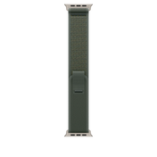 Curea Apple pentru Apple Watch 49mm Green Trail Loop, S/M, Natural Titanium Finish - iSTYLE RO