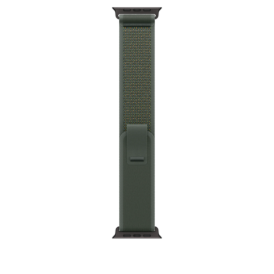 Curea Apple pentru Apple Watch 49mm Green Trail Loop, M/L, Black Titanium Finish - iSTYLE RO