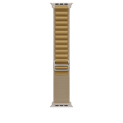 Curea Apple pentru Apple Watch 49mm Tan Alpine Loop, Large, Natural Titanium Finish - iSTYLE RO