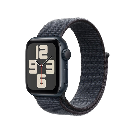 Apple Watch SE GPS, 40mm Midnight Aluminium Case, Ink Sport Loop - iSTYLE RO
