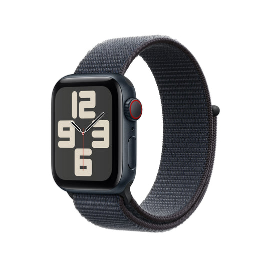 Apple Watch SE GPS + Cellular, 40mm Midnight Aluminium Case, Ink Sport Loop - iSTYLE RO