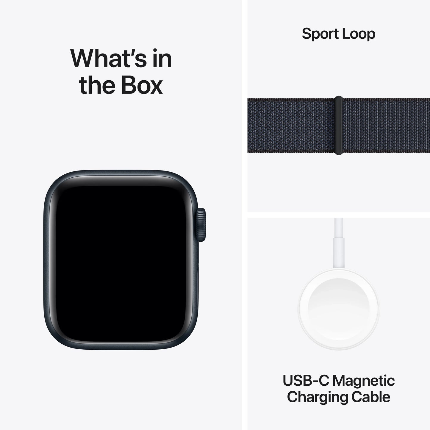 Apple Watch SE GPS + Cellular, 40mm Midnight Aluminium Case, Ink Sport Loop - iSTYLE RO