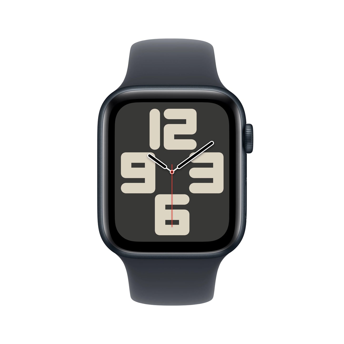 Apple Watch SE GPS + Cellular, 44mm Midnight Aluminium Case, Midnight Sport Band - M/L - iSTYLE RO