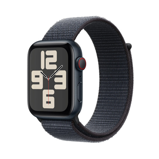 Apple Watch SE GPS + Cellular, 44mm Midnight Aluminium Case, Ink Sport Loop - iSTYLE RO