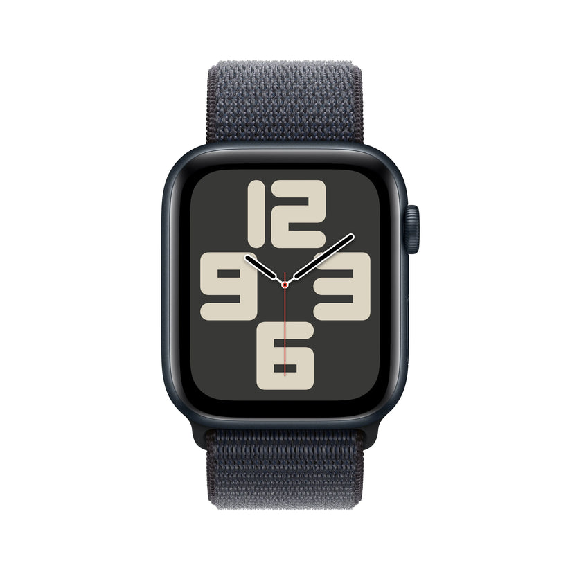 Apple Watch SE GPS + Cellular, 44mm Midnight Aluminium Case, Ink Sport Loop - iSTYLE RO
