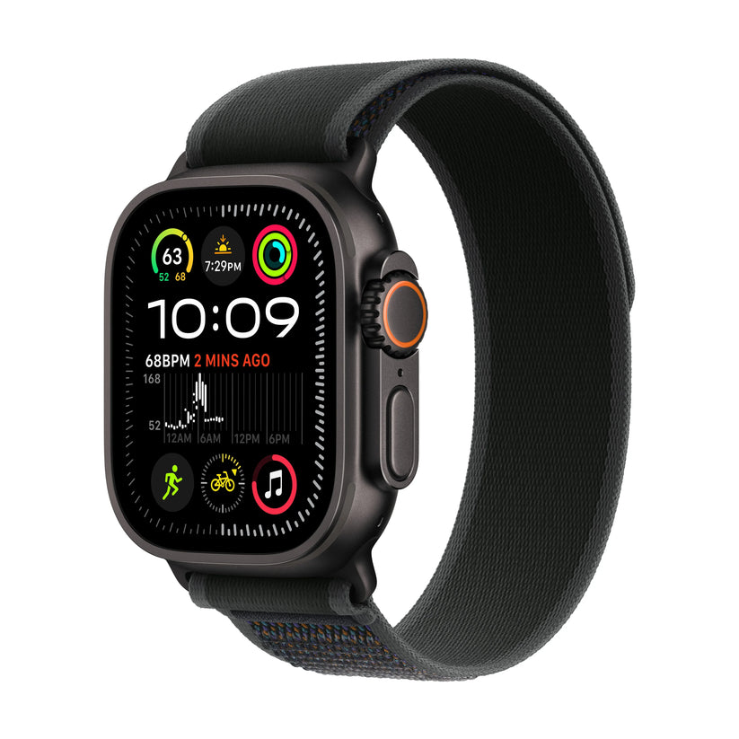 Apple Watch Ultra 2 GPS + Cellular 49mm Black Titanium Case with Black Trail Loop - S/M - iSTYLE RO