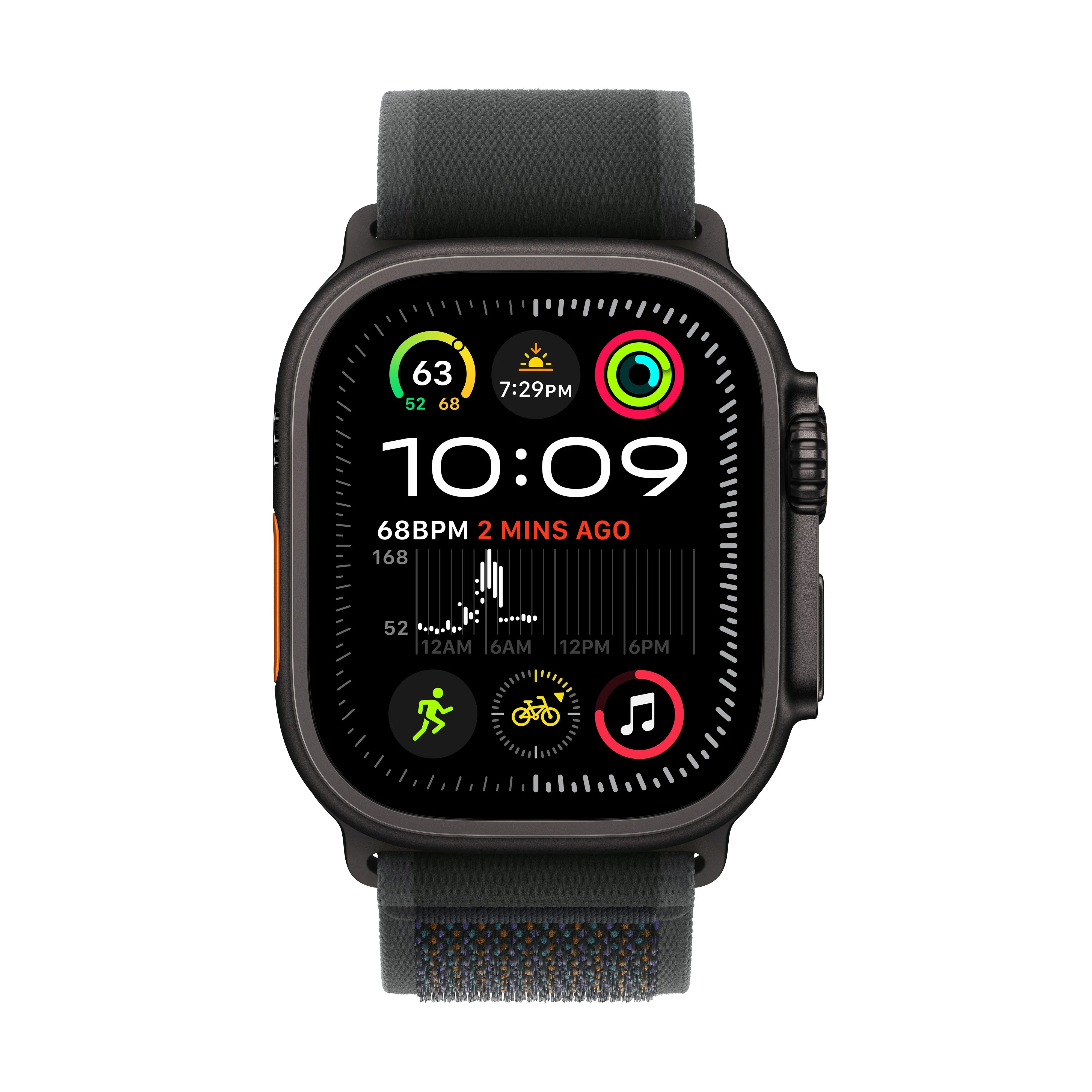 Apple Watch Ultra 2 GPS + Cellular 49mm Black Titanium Case with