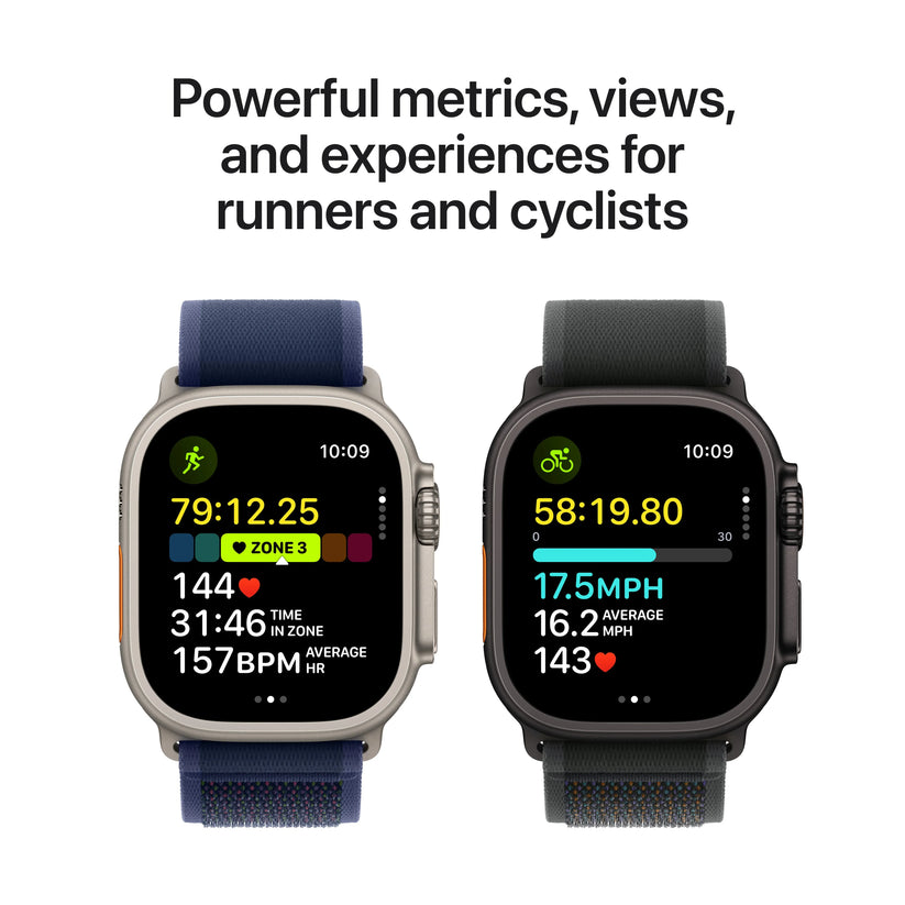 Apple Watch Ultra 2 GPS + Cellular 49mm Natural Titanium Case with Navy Ocean Band - iSTYLE RO