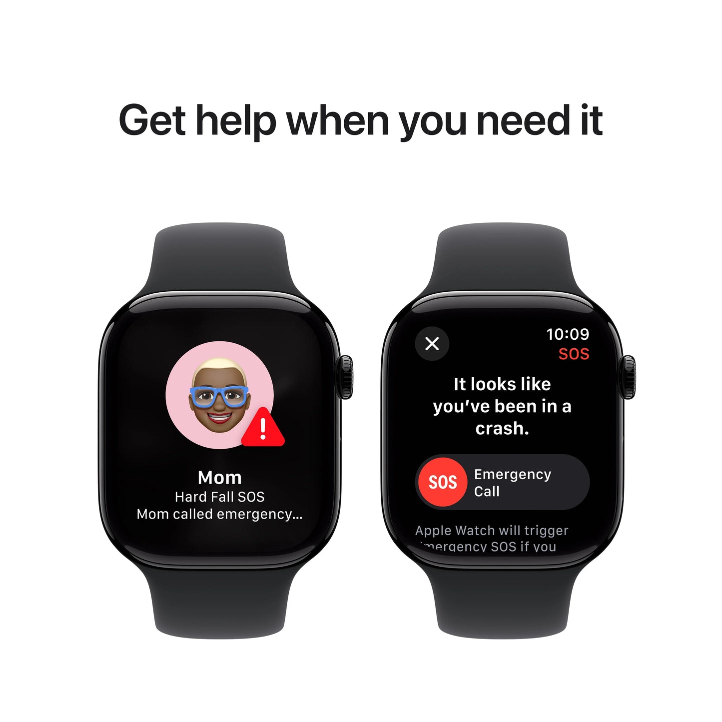 Apple Watch Series 10 GPS, 46mm Jet Black Aluminium Case, Black Sport Band - S/M - iSTYLE RO