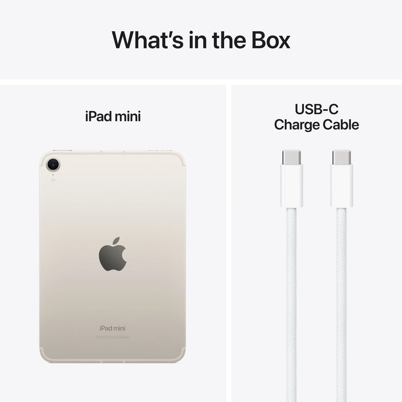iPad mini 7, 256GB, Cellular, Starlight - iSTYLE RO