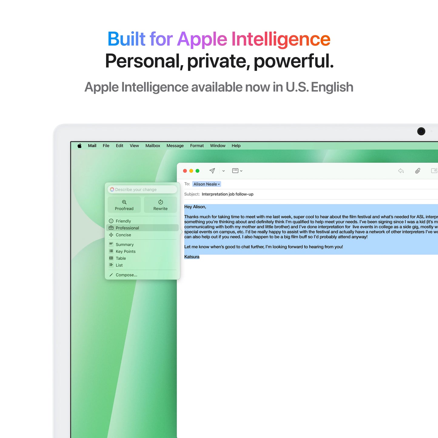 iMac 24" cu procesor Apple M4, 24", Retina 4.5K, 8 nuclee CPU si 8 nuclee GPU, 16GB, 256GB SSD, Verde - iSTYLE RO
